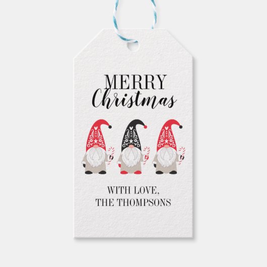 Persoonlijk kerstcadeau cadeaulabel (Voorkant)