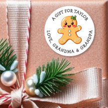 Persoonlijk kerstcadeaukaartje | Mooie roze
