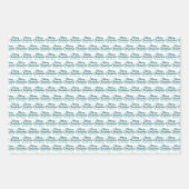 Persoonlijk kerstcadeaupapier inpakpapier vel (Voorkant 2)