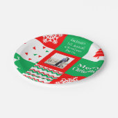 Persoonlijk kerstfeest Bord (Gekanteld)