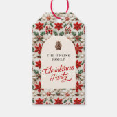 Persoonlijk kerstfeest favor cadeaulabel (Voorkant)