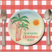 Persoonlijk kerstfeest in juli Bord papier