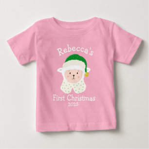 Persoonlijk Kerstmis Lammetje met Elf Hoedje