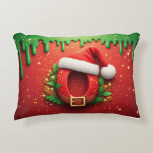 Persoonlijk Kerstmis Monogram O met Sinterklaas Ho Accent Kussen
