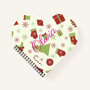 Persoonlijk kerstnotitieboek  notitieboek