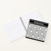 Persoonlijk kerstsnowman-Notitieboek Notitieboek (Binnen)