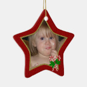 Persoonlijk kerstStar-versieringsmodel Keramisch Ornament (Rechts)