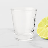 Persoonlijk kippenBoerderij Shot Glas (Links)