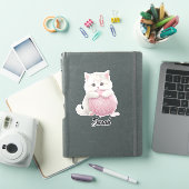 Persoonlijk | Kittenschaar Speeltijd Sticker (iPad Cover)