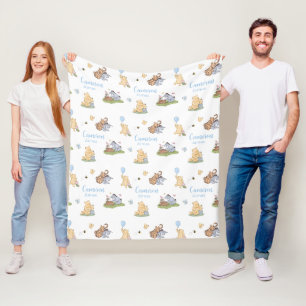 Persoonlijk klassiek Winnie de Poeh jongens babysp Fleece Deken