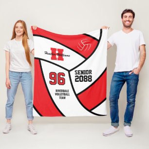 Persoonlijk Kleur Geschenk voor Volleybalspeler Se Fleece Deken