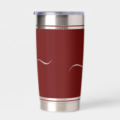 Persoonlijk kleurblok geïsoleerde drinkbeker (Rechts)