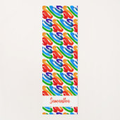 Persoonlijk kleurrijk Abstract patroon Yogamat (Voorkant)