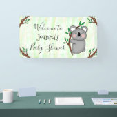 Persoonlijk Koala Beer Baby shower Spandoek (Beurs)