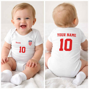 Persoonlijk Kroatisch Baby Bodypakje Romper