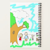 Persoonlijk Kunstschetsboek Notitieboek (Achterkant)