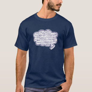Persoonlijk Label Cloud Fun Epic Emomotion Design T-shirt