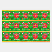 Persoonlijk, LACROSSE-opvulpapier, kerstmis Inpakpapier Vel (Voorkant 2)