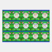 Persoonlijk, LACROSSE-opvulpapier, kerstmis Inpakpapier Vel (Voorkant 3)