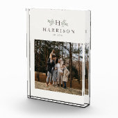 Persoonlijk landelijk monogram fotoblokken (Rechts)
