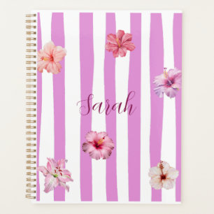 Persoonlijk lavendel waterverf bloem notebook planner