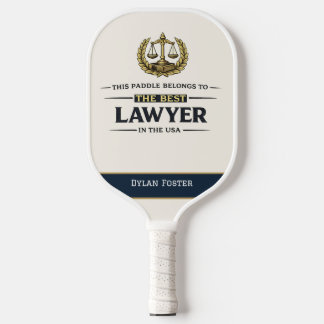 Persoonlijk Lawyer Pickleball Paddle met Naam