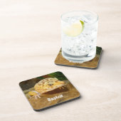 Persoonlijk Leopard Gecko Lizard Bier Onderzetter (Rechterzijde)