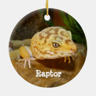 Persoonlijk Leopard Gecko Lizard Keramisch Ornament