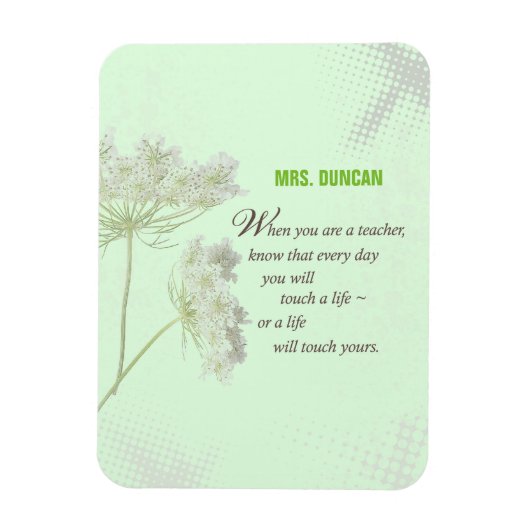 Persoonlijk, Leraar-appreciatiedag Dank u Magneet (Verticaal)