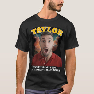 Persoonlijk leuk bootleg-concertfoto en tekst t-shirt