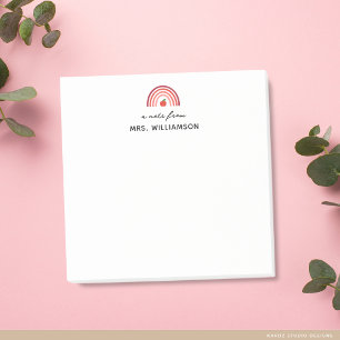 Persoonlijk leuk briefje van juf naam Post-it Post-it® Notes