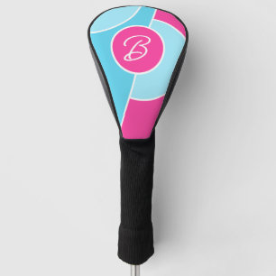 Persoonlijk leuk chic abstract kunstpatroon golfheadcover