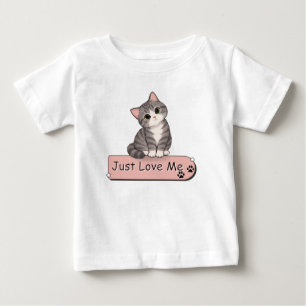 Persoonlijk leuk katten T-shirt voor peuters
