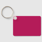 Persoonlijk leuk retro oranje hot pink kunstpatroo sleutelhanger (Achterkant)
