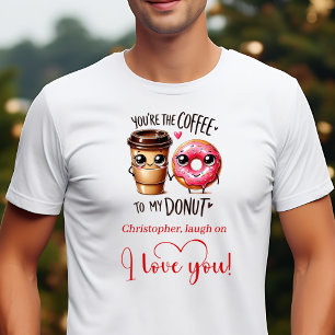 Persoonlijk Liefdescadeau Grappig Voedsel Valentij T-shirt