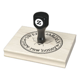 Persoonlijk Logo Op Maat Thuis Bijen Honing Rubberstempel