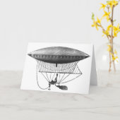 Persoonlijk luchtschip horizontaal kaart (Gele Bloem)