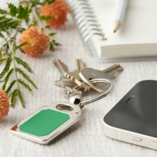 Persoonlijk luxe metalen sleutelhanger cadeau