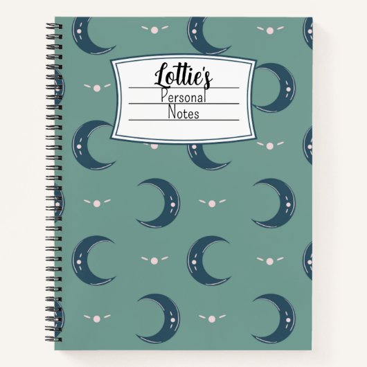 Persoonlijk Maandelijkse Patroon Spiraal Notitiebo Notitieboek (Voorkant)
