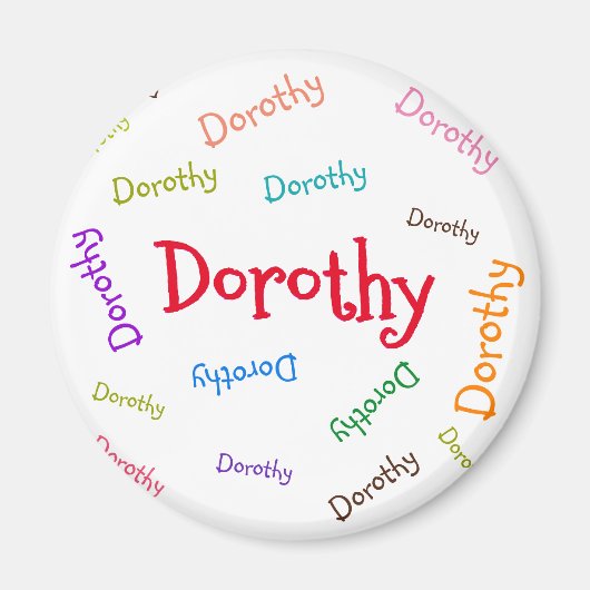 PERSOONLIJK MAGNET , KINDER NAAM, VOOR KINDEREN MAGNEET (Voorkant)