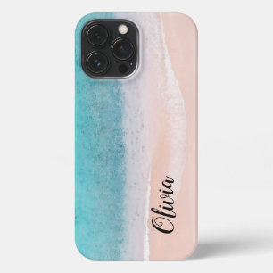 Persoonlijk manuscript Ocean Beach iPhone Case iPhone 13 Pro Max Hoesje