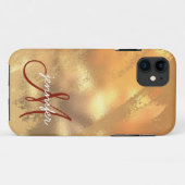 Persoonlijk meisje Roos Gold Glitter Sparkles Case-Mate iPhone Case (Achterkant (horizontaal))