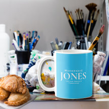 Persoonlijk Merk Bedrijf Logo Modern Turquoise