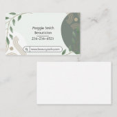 Persoonlijk Modern Boho Plant Visitekaartje (Voorkant / Achterkant)