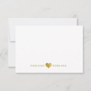 Persoonlijk modern handgeschreven script naam notitiekaartje