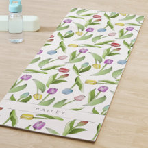 Persoonlijk modern kleurrijk tulp patroon