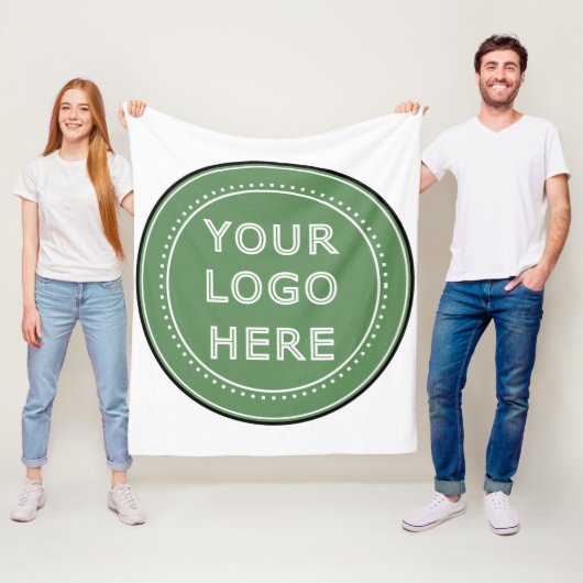 persoonlijk Modern, Minimalistisch & Elegant  Fleece Deken (In situ)