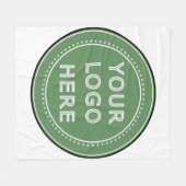 persoonlijk Modern, Minimalistisch & Elegant  Fleece Deken (Voorkant (Horizontaal))