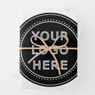 persoonlijk modern, minimalistisch en elegant inpakpapier vel