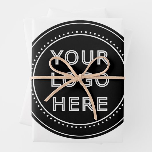 persoonlijk modern, minimalistisch en elegant inpakpapier vel (In situ)